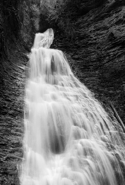 waterfall in salmon arm